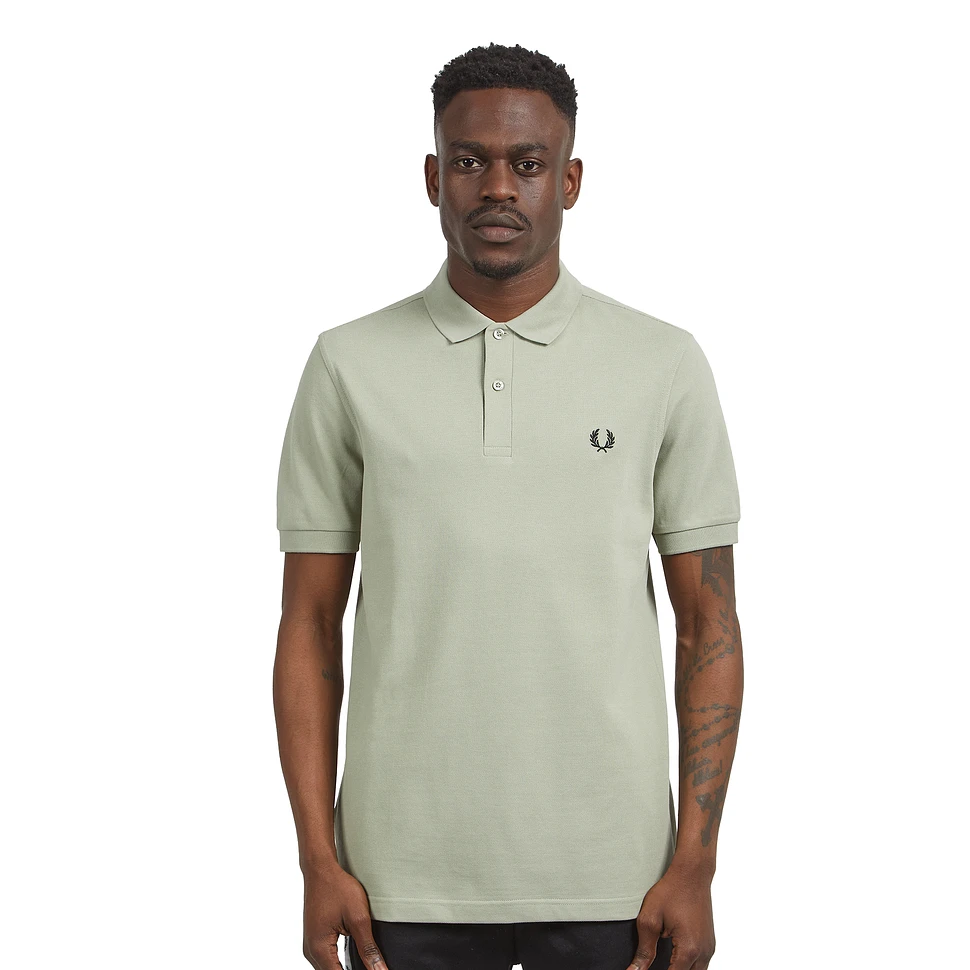 Fred Perry - Plain Fred Perry Shirt (Black / Chrome) | HHV