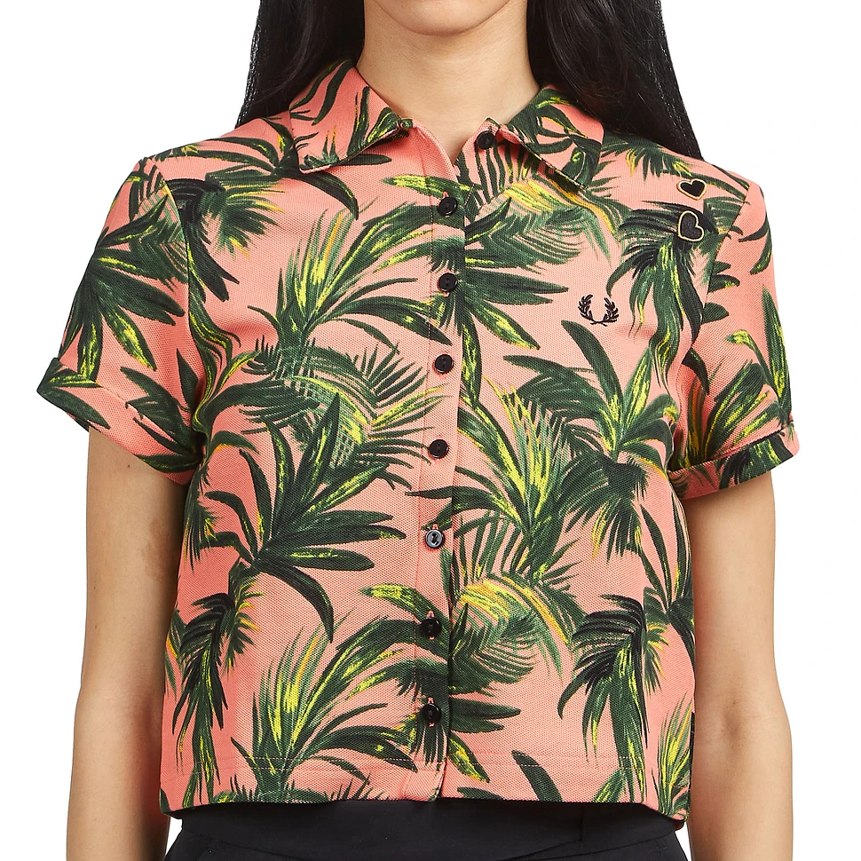 Fred Perry x Amy Winehouse Foundation - Palm Print Pique Shirt