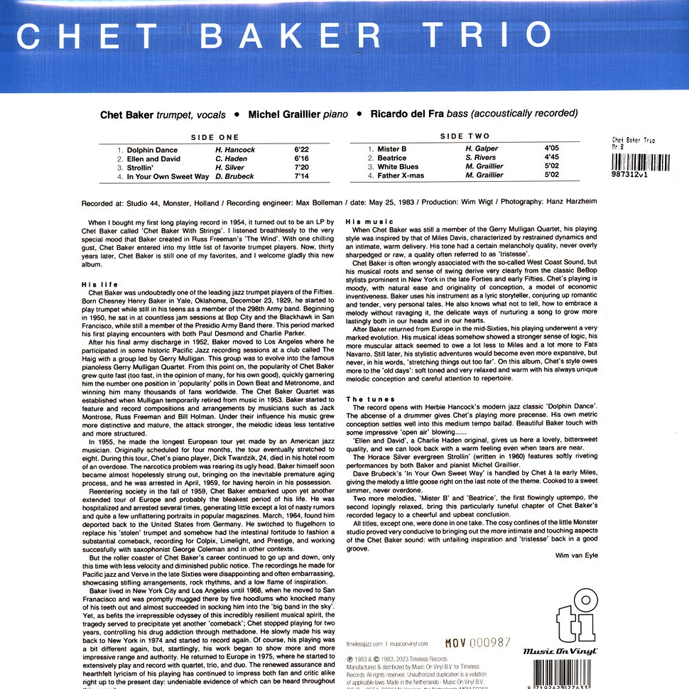 Chet Baker Trio - Mr.B
