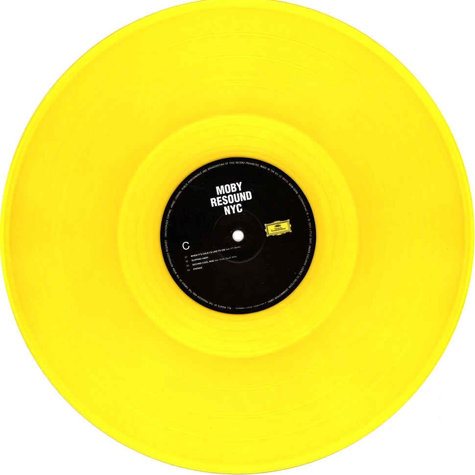 Moby - Resound NYC Indie Exclusive Yellow Vinyl Edition