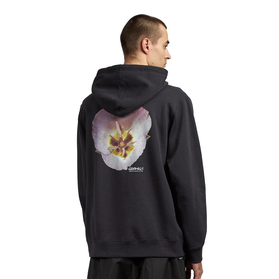 Gramicci - Flower Hooded Sweatshirt (Vintage Black) | HHV