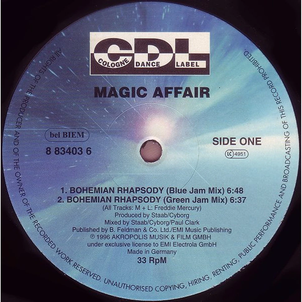 Magic Affair - Bohemian Rhapsody