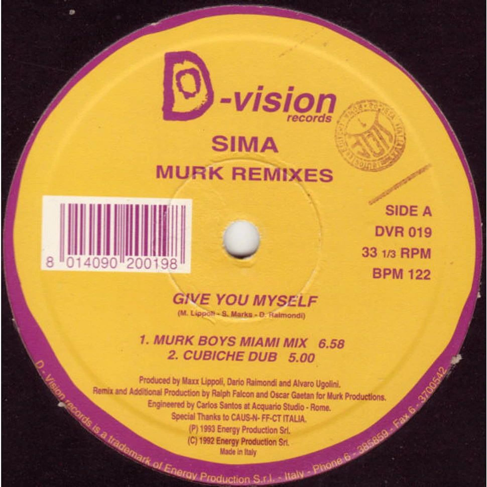 Sima - Give You Myself (Murk Remixes)