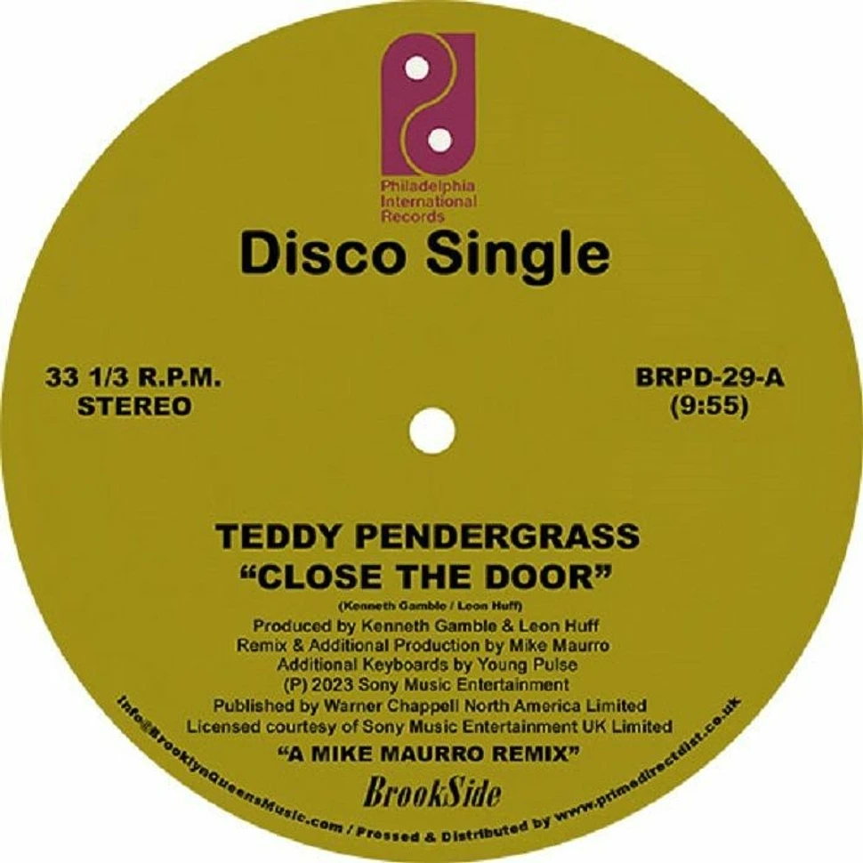 Teddy Pendergrass - Close The Door / Only You (The Mike Maurro Remixes)