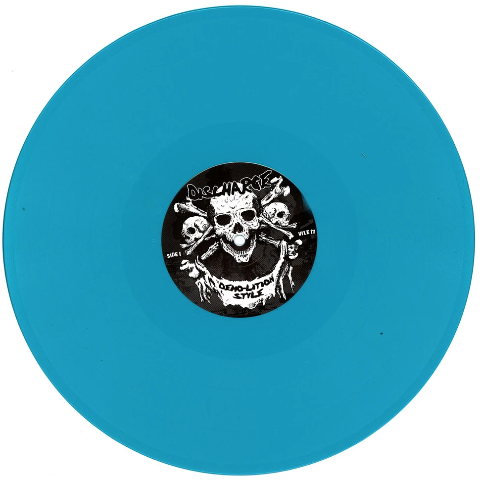 Discharge - Demo-Lition Style Blue Vinyl Edition