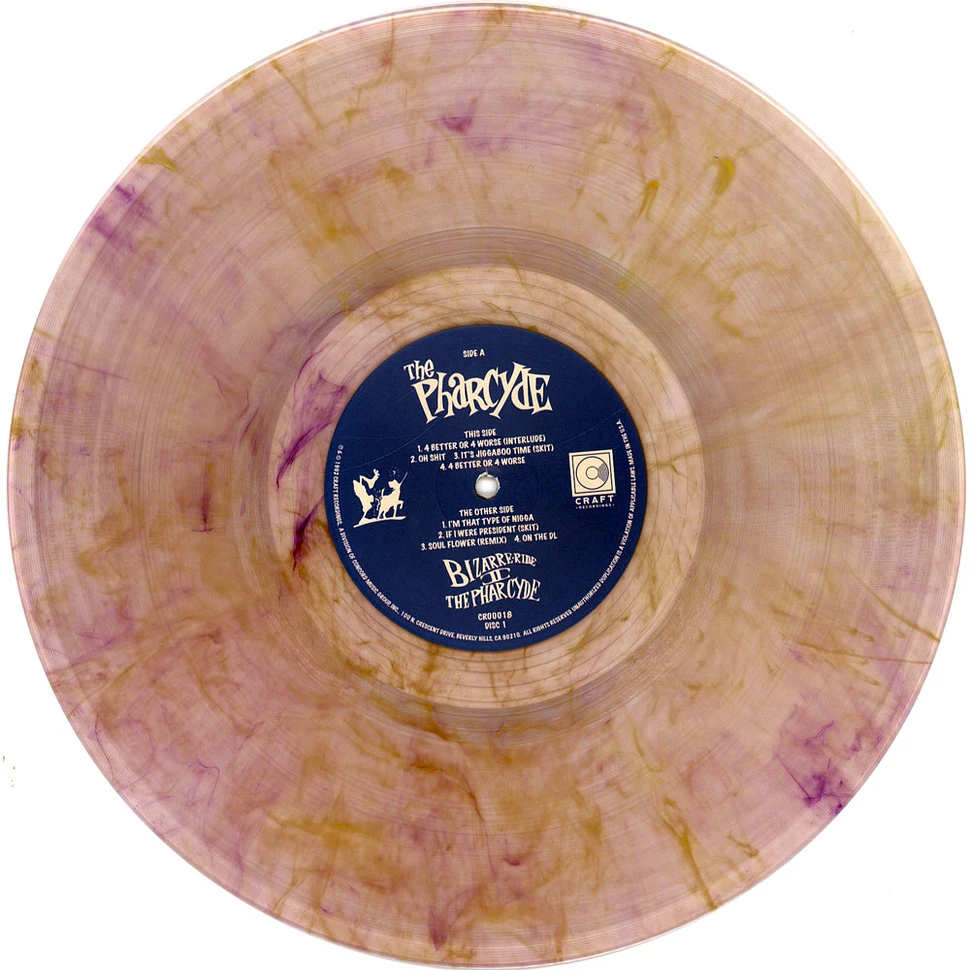 The Pharcyde - Bizarre Ride II The Pharcyde HHV GSA Exclusive Clear With Yellow & Purple Splatter Vinyl Edition