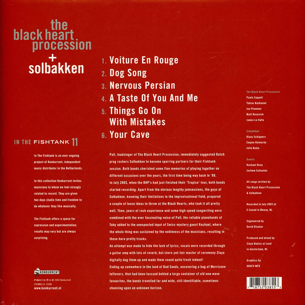 The Black Heart Procession + Solbakken - In The Fishtank 11