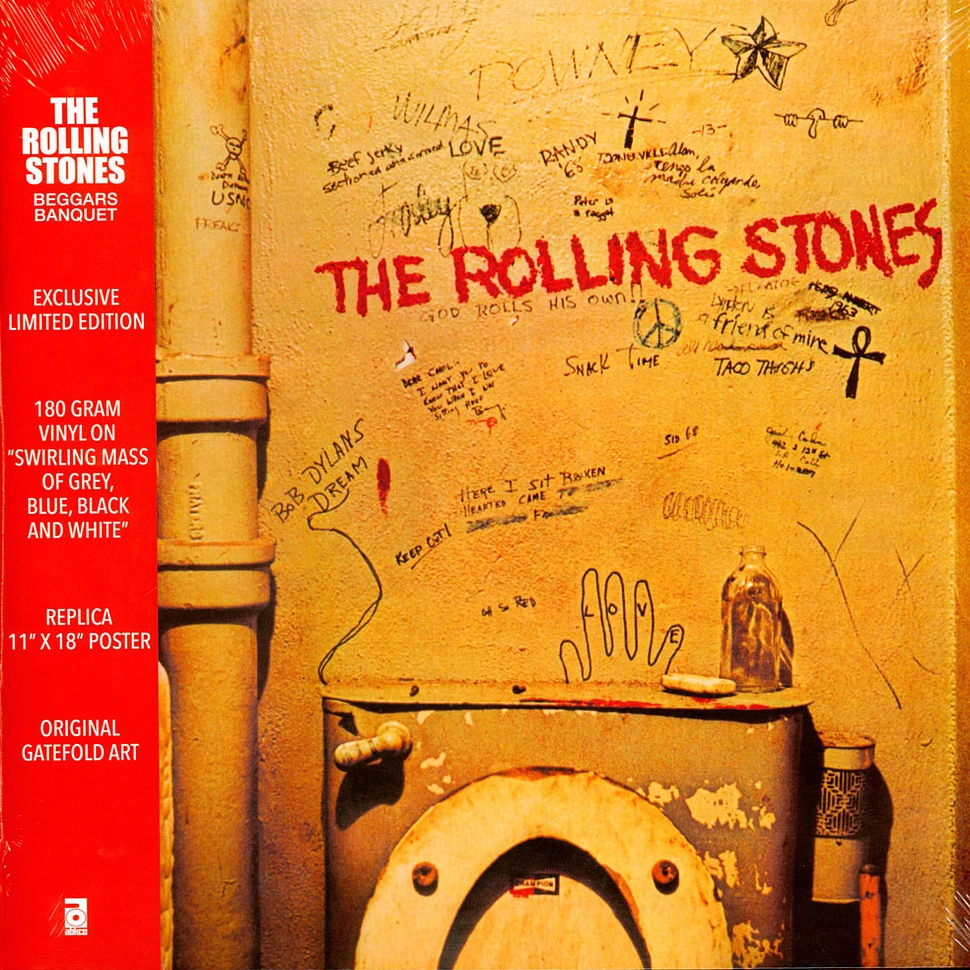 The Rolling Stones - Beggars Banquet Record Store Day 2023 Grey, Blue, Black Vinyl Edition