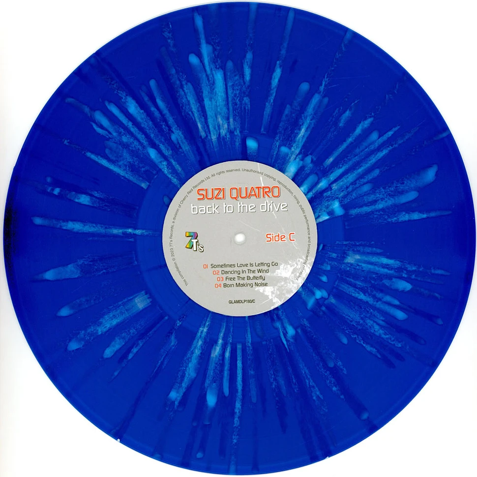 Suzi Quatro - Back To The Drive Record Store Day 2023 Transparent Blue/White Splatter Vinyl Edition
