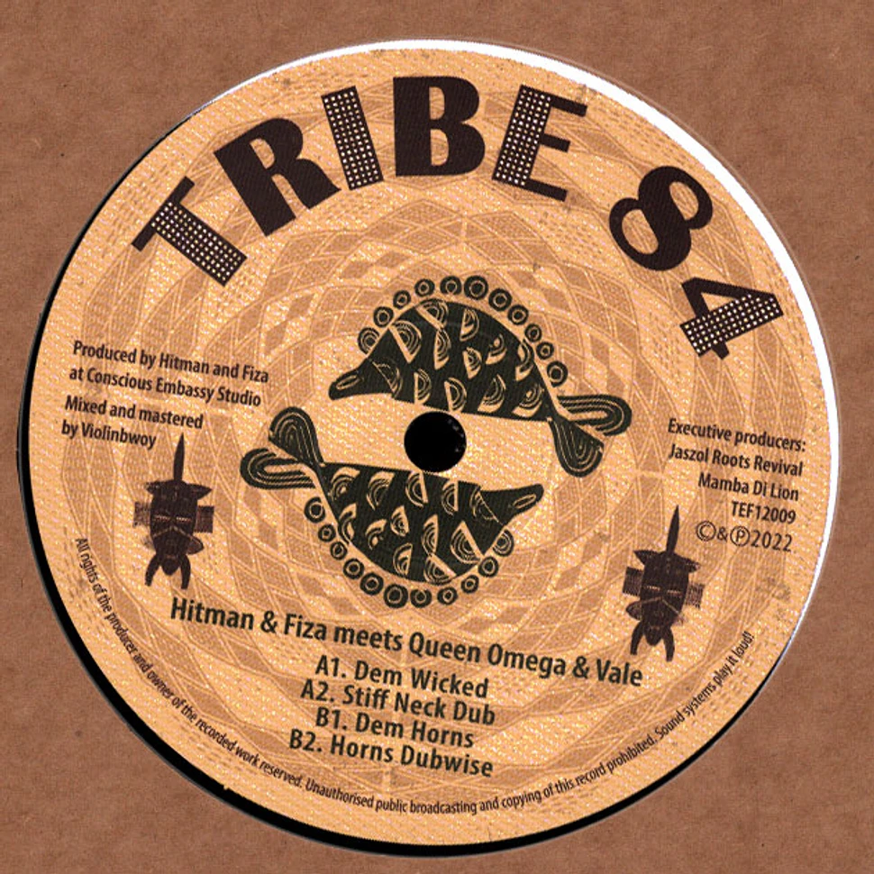 Hitman & Fiza Meets Queen Omega & Vale - Dem Wicked, Stiff Neck Dub / Dem Horns, Dubwise