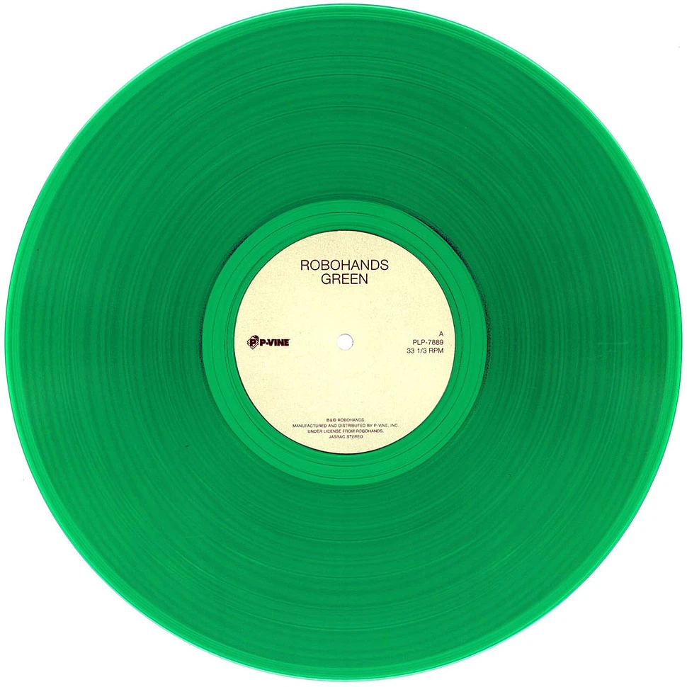 Robohands - Green Clear Green Vinyl Edition 2023 Repress