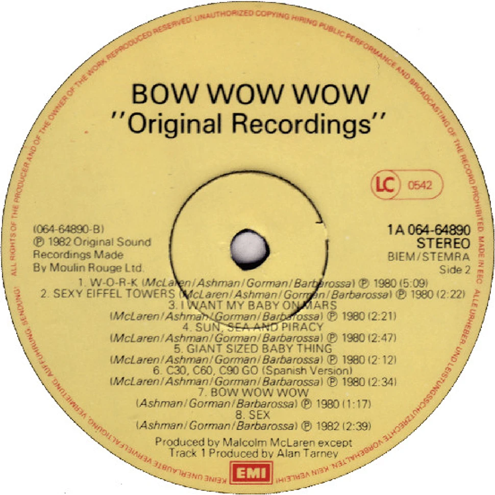 Bow Wow Wow - Original Recordings