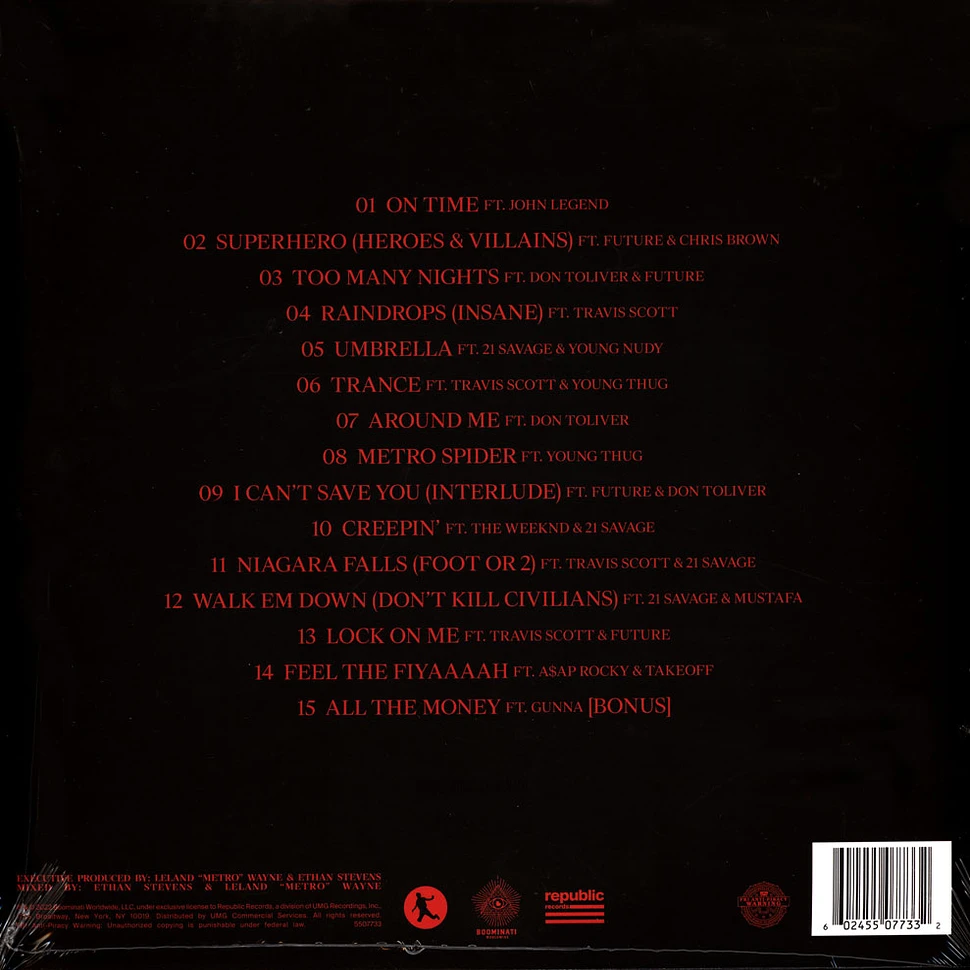 Metro Boomin 'Heroes & Villains' Tracklist