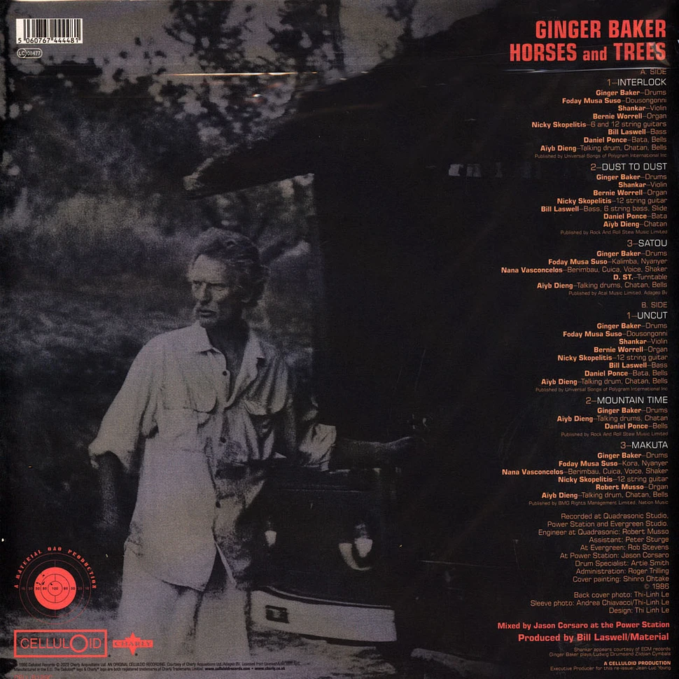 Ginger Baker - Horses And Trees Colored Vinyl Edition