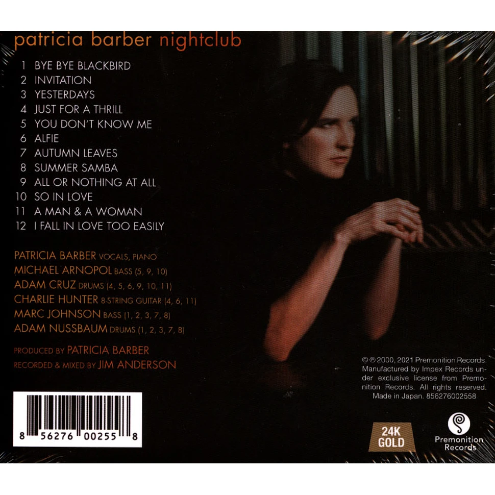 Patricia Barber - Nightclub 24kt Gold Cd Edition