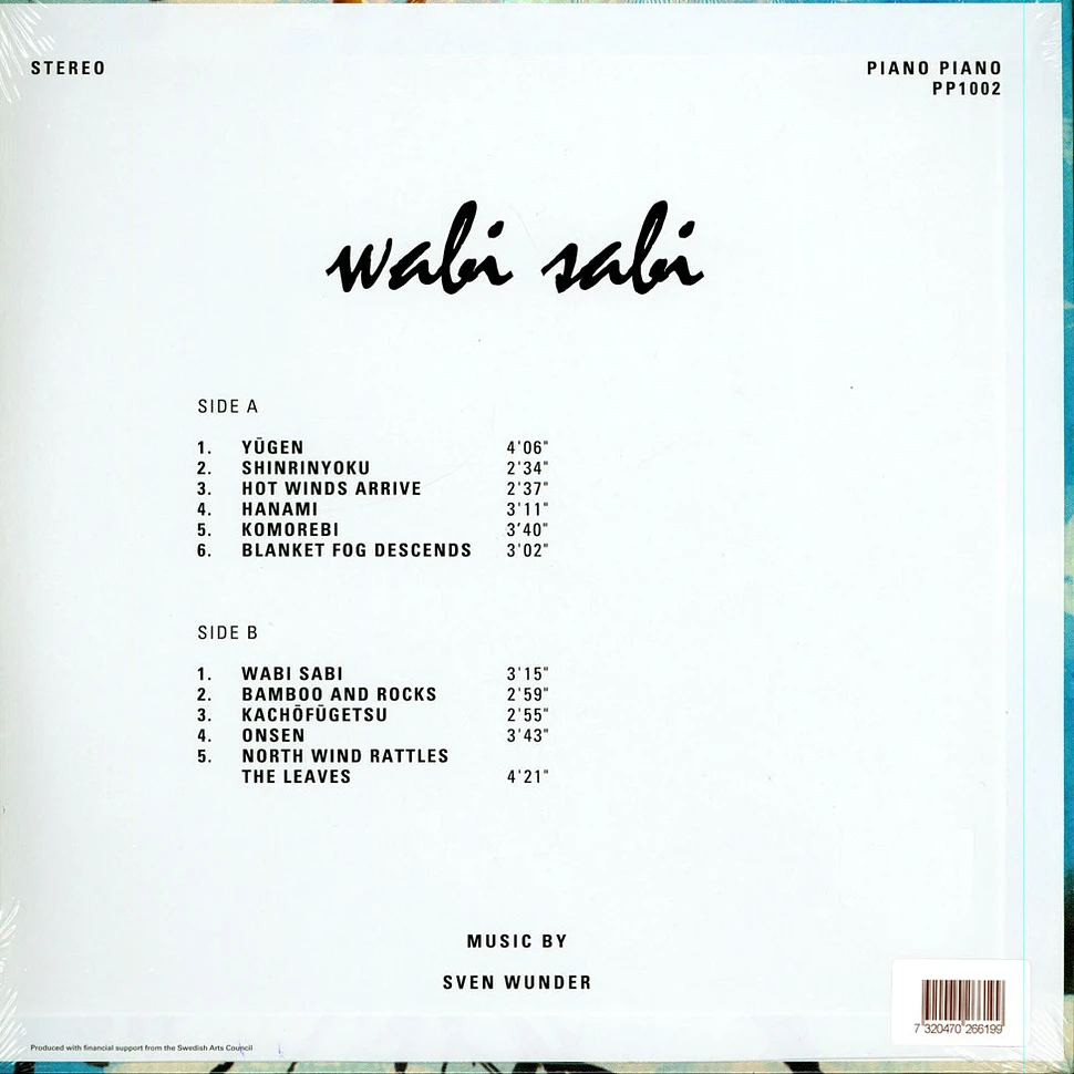 Sven Wunder - Wabi Sabi HHV Exclusive Numbered White Vinyl Edition