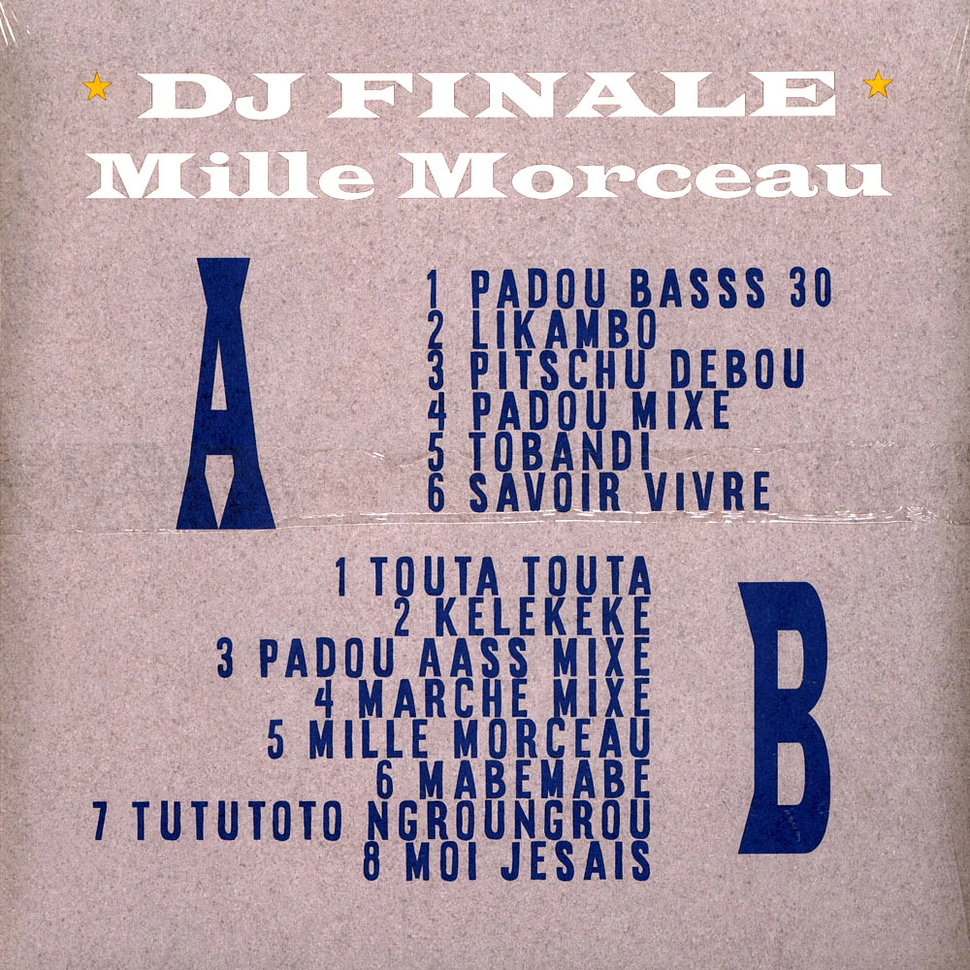 DJ Finale - Mille Morceau Silver Vinyl Edition