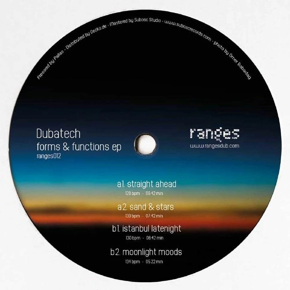 Dubatech - Form And Functions Orange Vinyl Edition