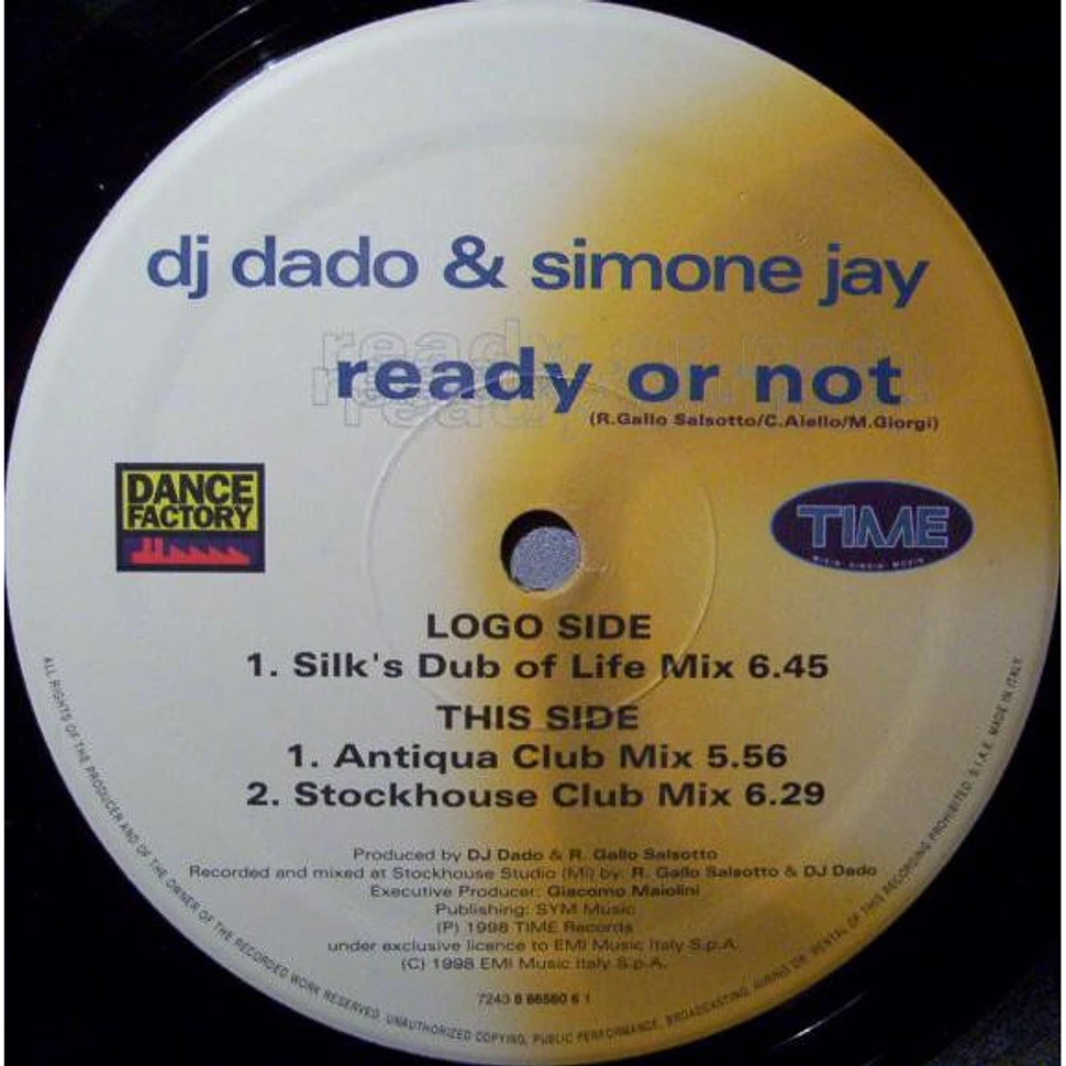 DJ Dado & Simone Jay - Ready Or Not