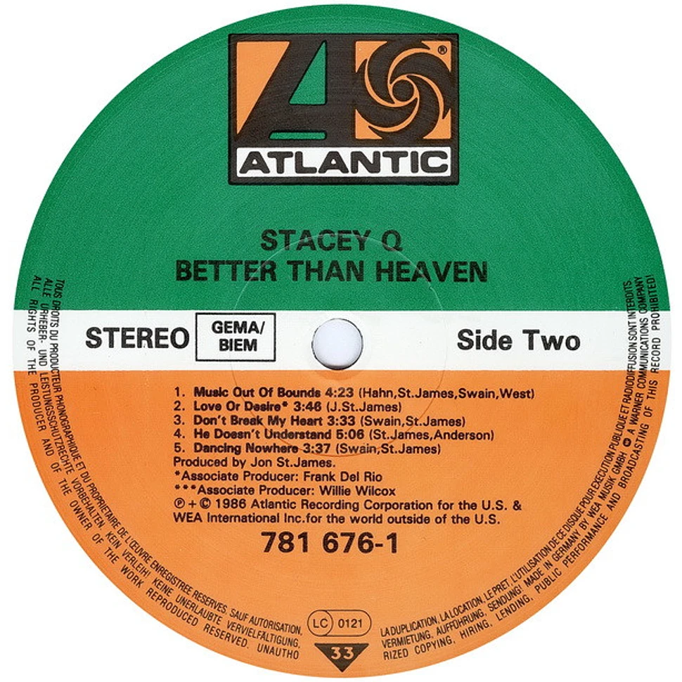 Stacey Q - Better Than Heaven