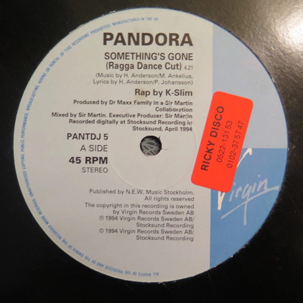 Pandora - Something's Gone