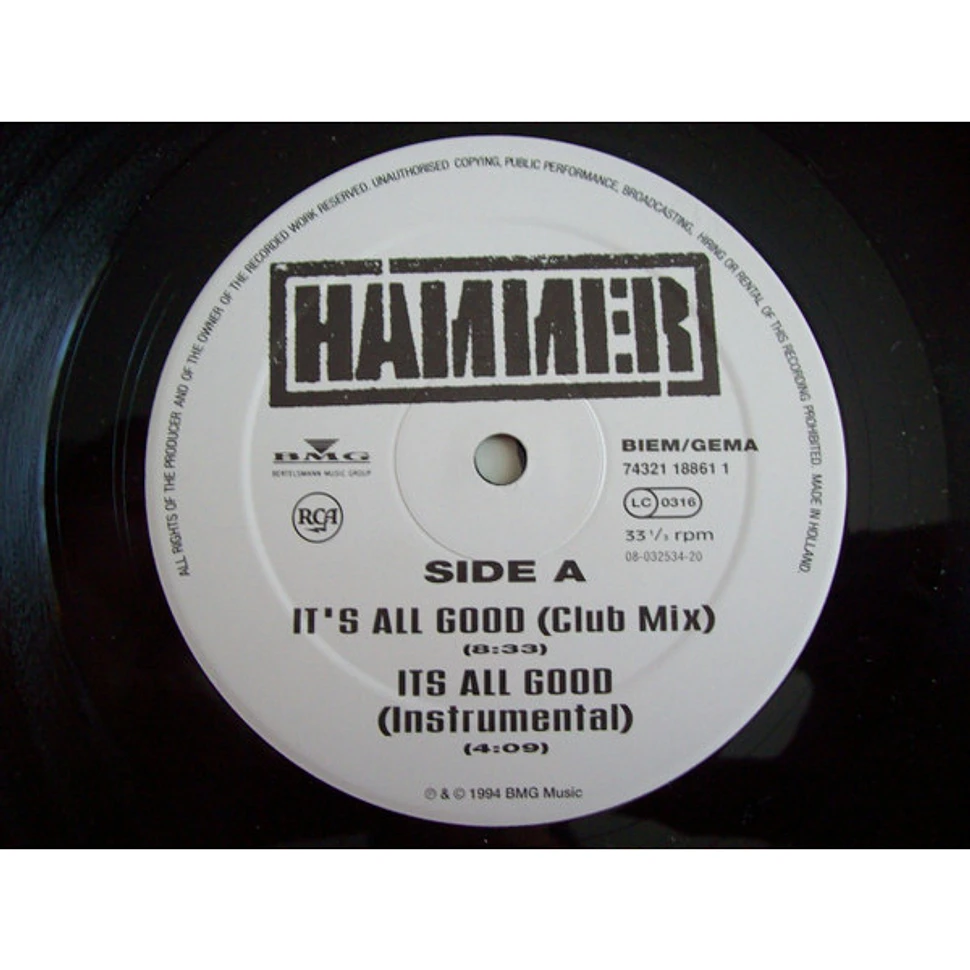 MC Hammer - It's All Good