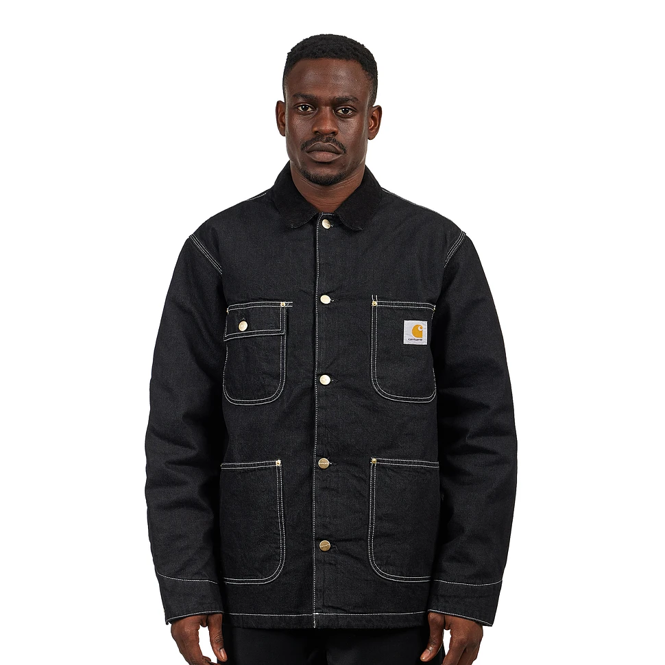 Carhartt WIP - OG Chore Coat Dearborn Canvas, 12 oz (Black / Black Aged  Canvas)