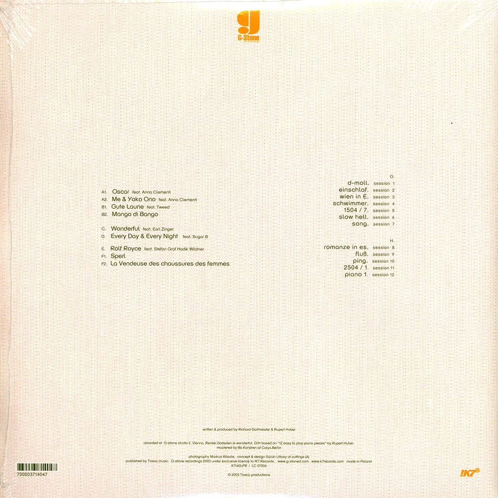 Tosca - Dehli9 Remastered 20th Anniversary Edition