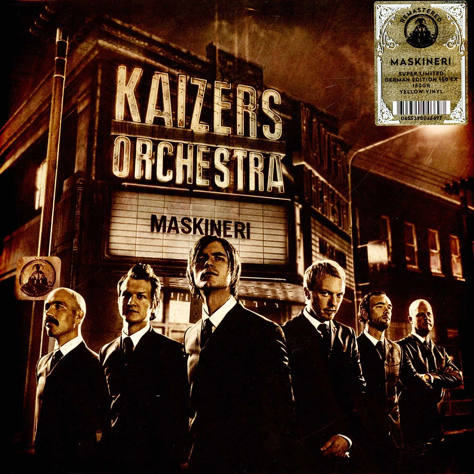 Kaizers Orchestra - Maskineri Remastered Yellow Vinyl Edition