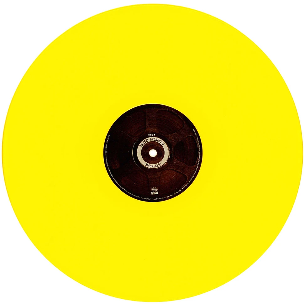 Kaizers Orchestra - Maskineri Remastered Yellow Vinyl Edition