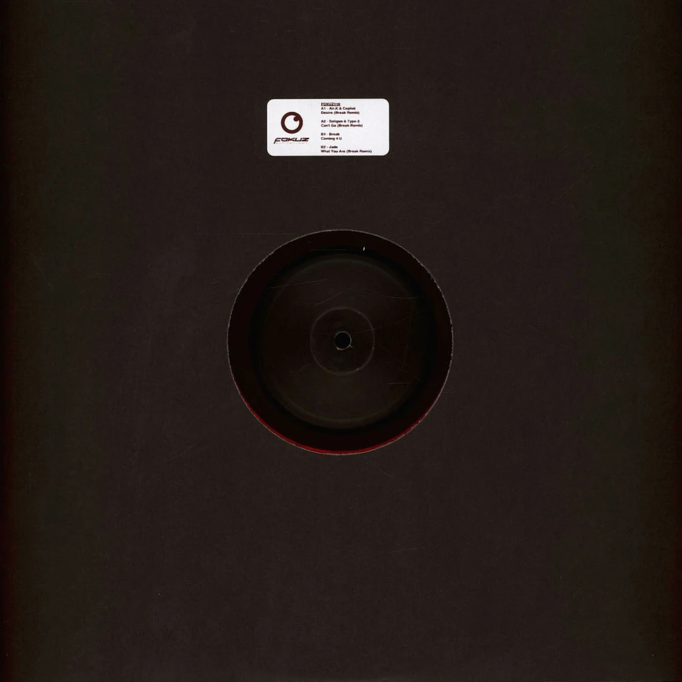 Break - Remixes Ep Clear Red & Black Mixed Vinyl Edition