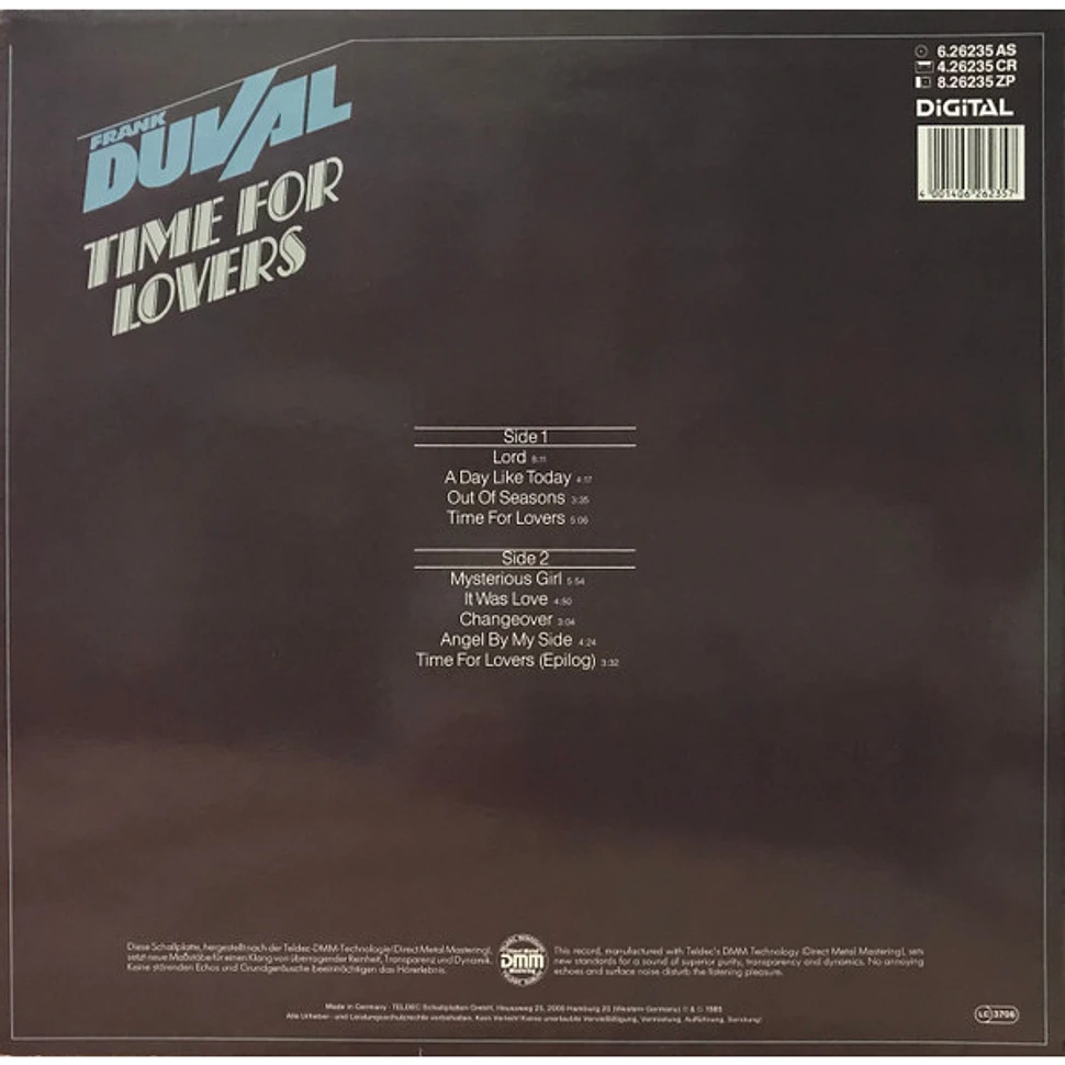 Frank Duval - Time For Lovers