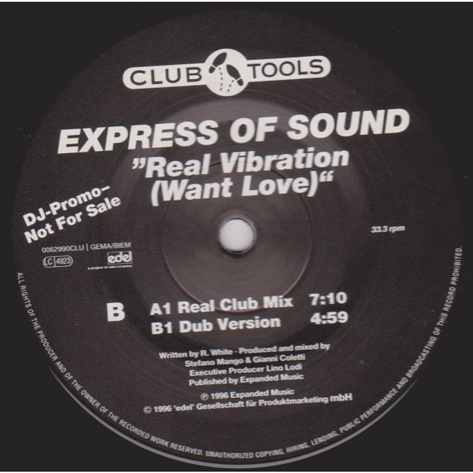 Express Of Sound - Real Vibration (Want Love)