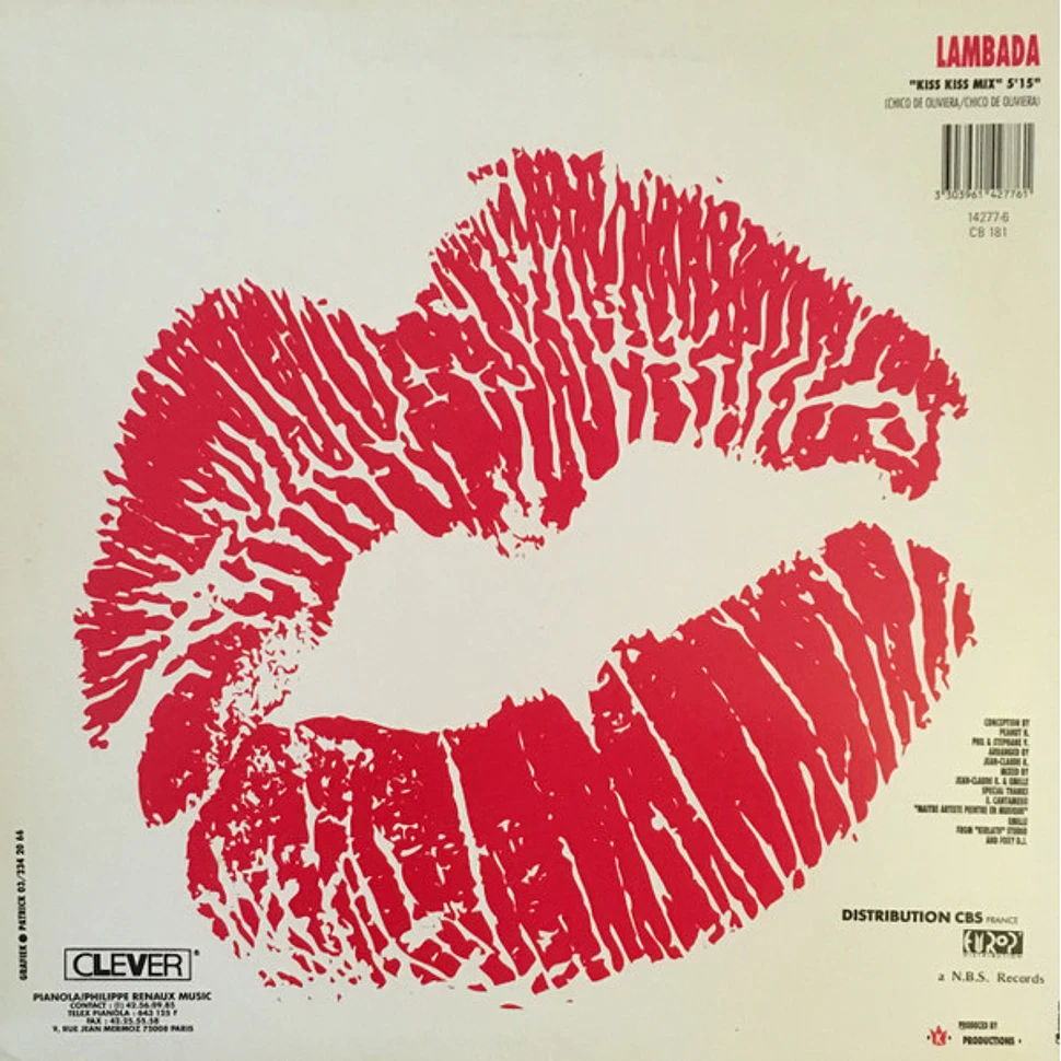 Lips-Kiss - Lambada (The "Original" French Kiss Dance Mix)