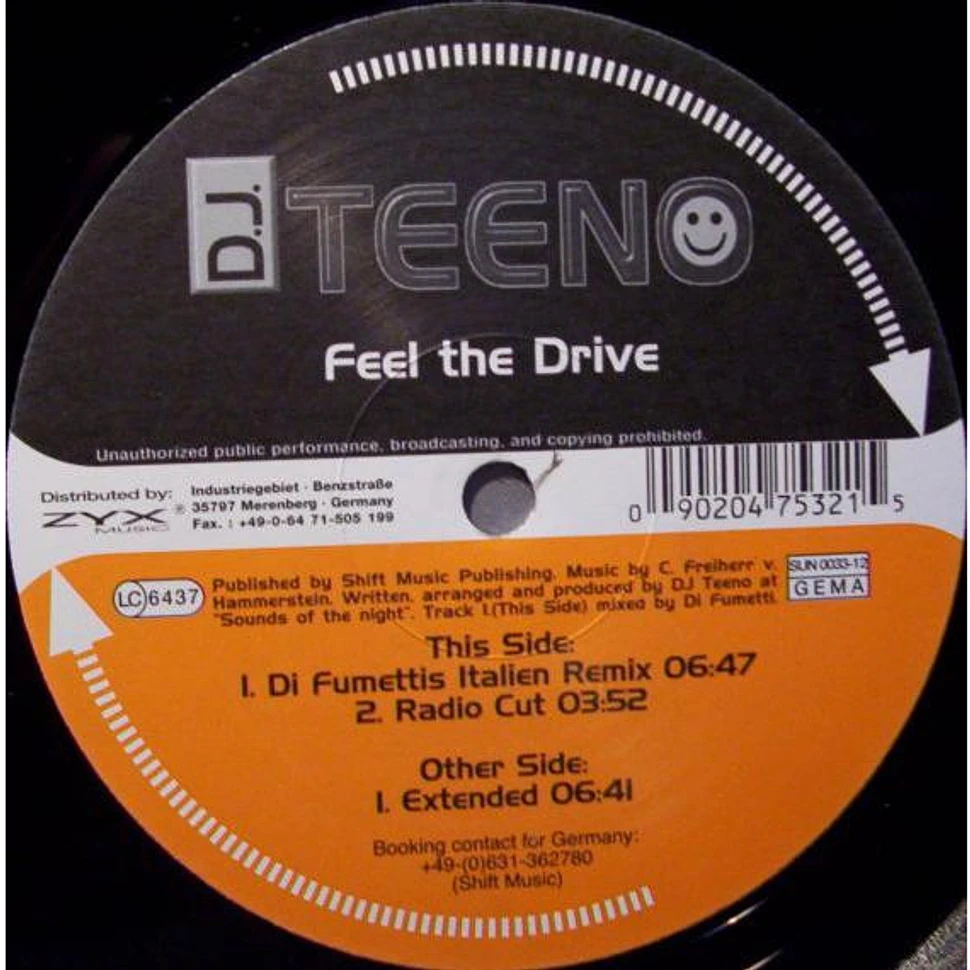 DJ Teeno - Feel The Drive