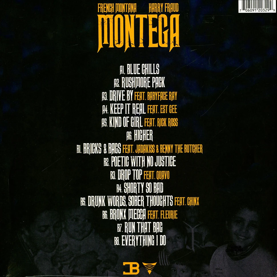 French Montana & Harry Fraud - Montega Black Vinyl Edition
