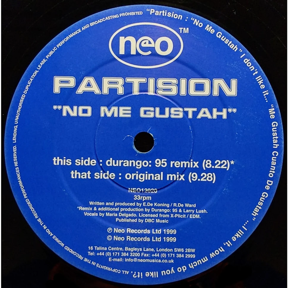 Partision - No Me Gustah