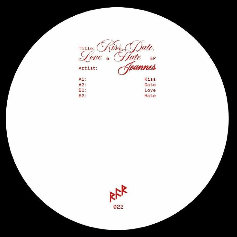 Joannes - Kiss, Date, Love & Hate EP