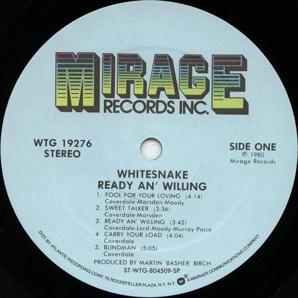 Whitesnake - Ready An' Willing