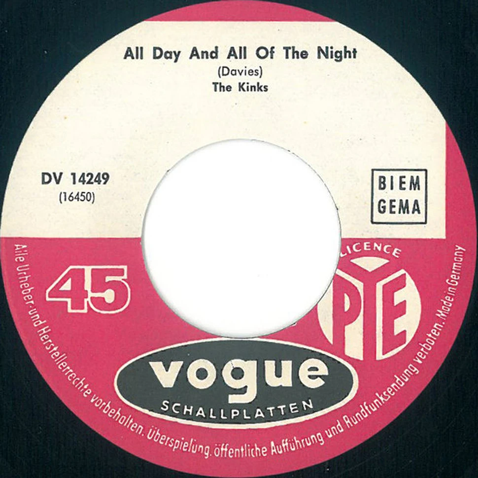 The Kinks - All Day And All Of The Night / I Gotta Move