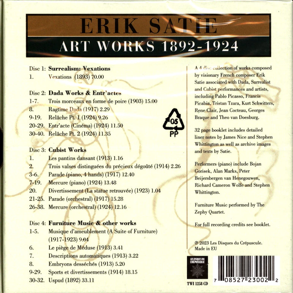 Erik Satie - Art Works 1892-1924'