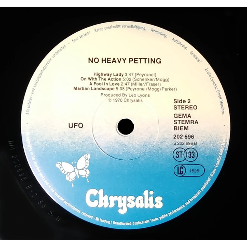 Ufo - No Heavy Petting