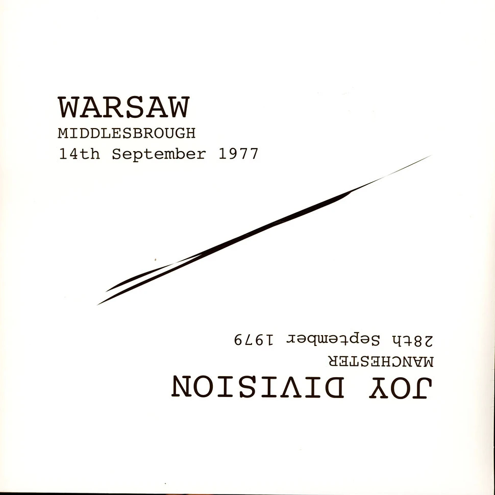 Warsaw / Joy Division - Middlesborough 14/09/77 Manchester 2 8/09/79