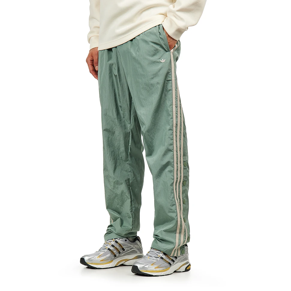 adidas - Basketball Warm-Up Tracksuit Bottoms (Silver Green)
