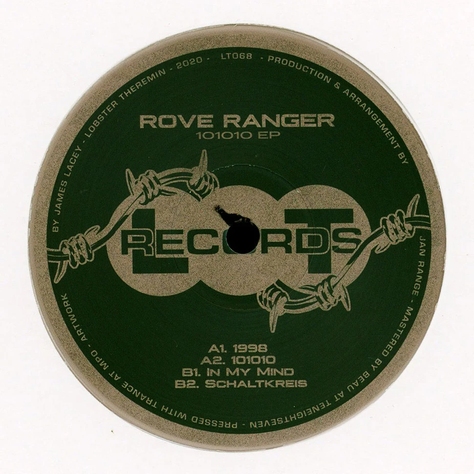 Rove Ranger - 101010 Ep Silver Marbled Vinyl Edition