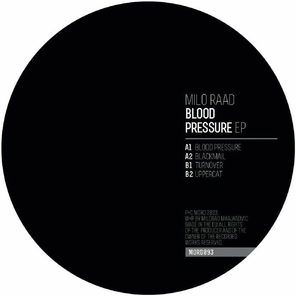 Milo Raad - Blood Pressure EP