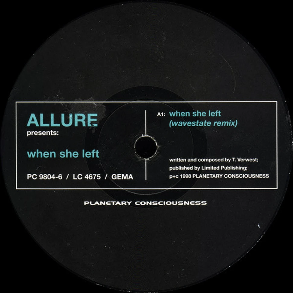 Allure - When She Left