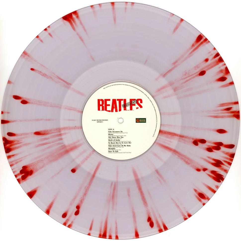 The Beatles - The Decca Tapes Red / White Spletter Vinyl Editoin