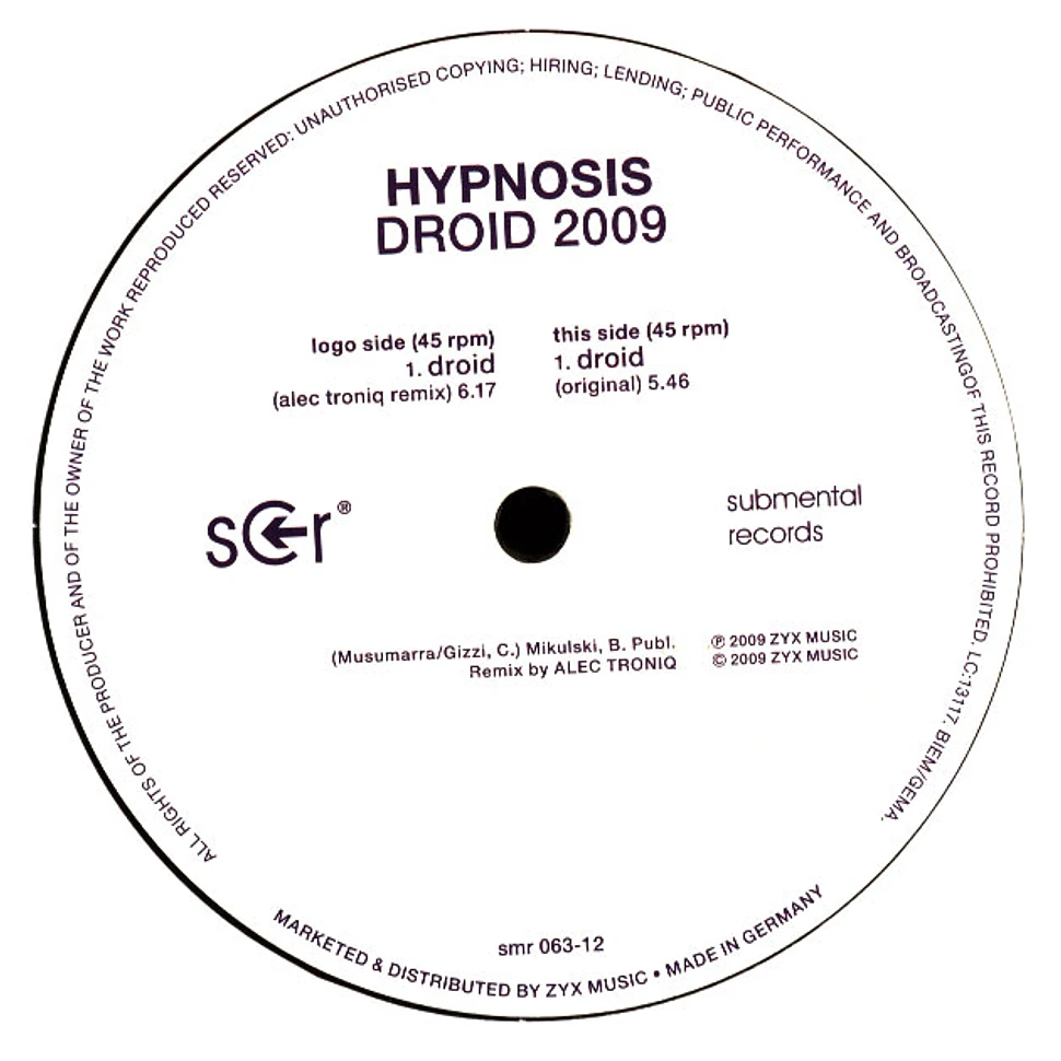Hypnosis - Droid 2009
