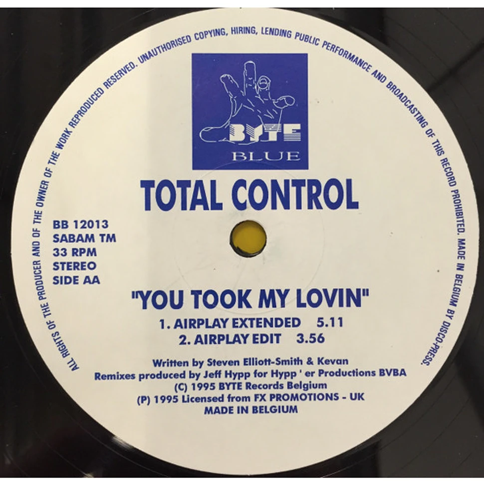 Total Control - You Took My Lovin'